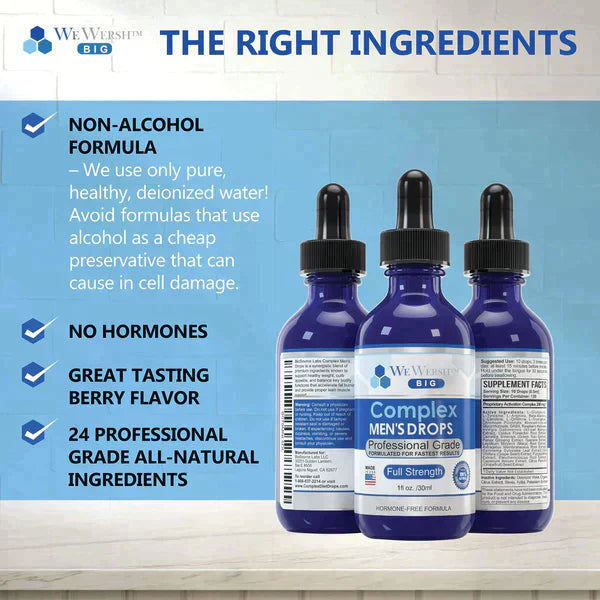 🎁Wewersh® Complex Drops for Men💥Super silná verze💥