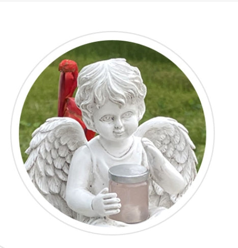 Angel šperky domácí solární lampa dekorace sochařství řemesla