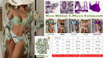 Načíst obrázek do prohlížeče Galerie, 【Třídílná sada】👙 Nová sada plavek s potiskem pro ženy
