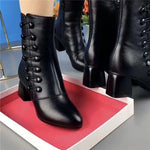 Načíst obrázek do prohlížeče Galerie, Dámské bavlněné krátké kozačky s měkkou podrážkou, hřejivé a módní
