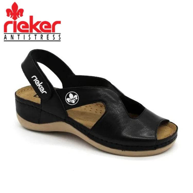 Dámské kožené ležérní sandály RIEKER®