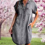 Načíst obrázek do prohlížeče Galerie, S-5XL Džínové šaty - ležérní a elegantní vzhled na léto
