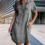 Načíst obrázek do prohlížeče Galerie, S-5XL Džínové šaty - ležérní a elegantní vzhled na léto
