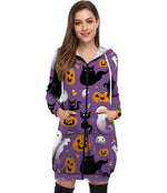 Načíst obrázek do prohlížeče Galerie, Kabát s halloweenským potiskem 2022
