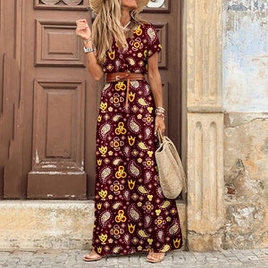 vintage boho šaty